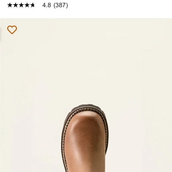 Ariat Brown Leather Chelsea Boots - Picture 8 of 9